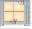 Deck Oven 4 Pan Diagram